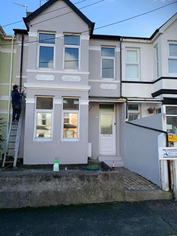 Completed roof replacement project in Mousehole
