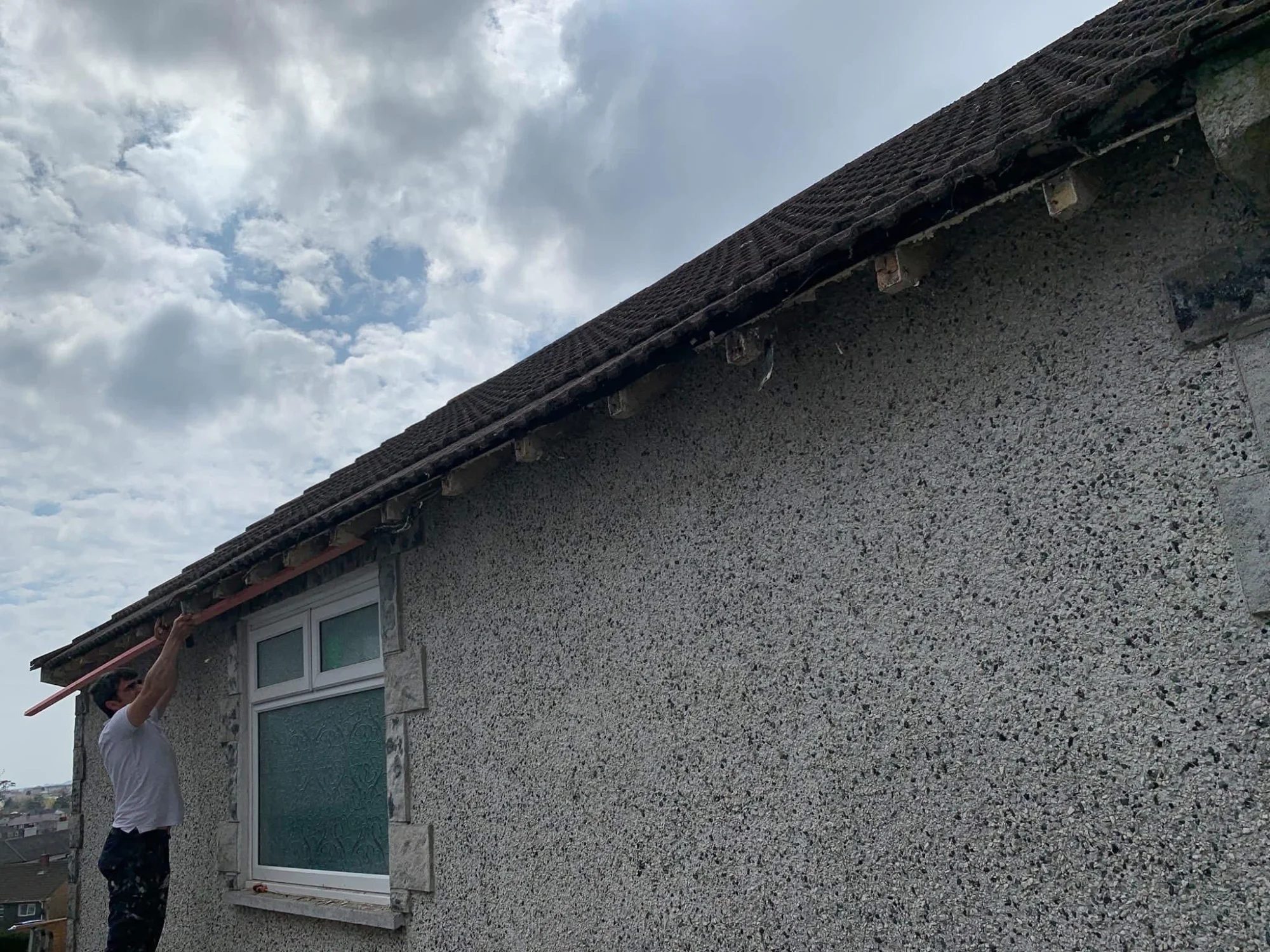 Storm damage roof repairs in Mousehole