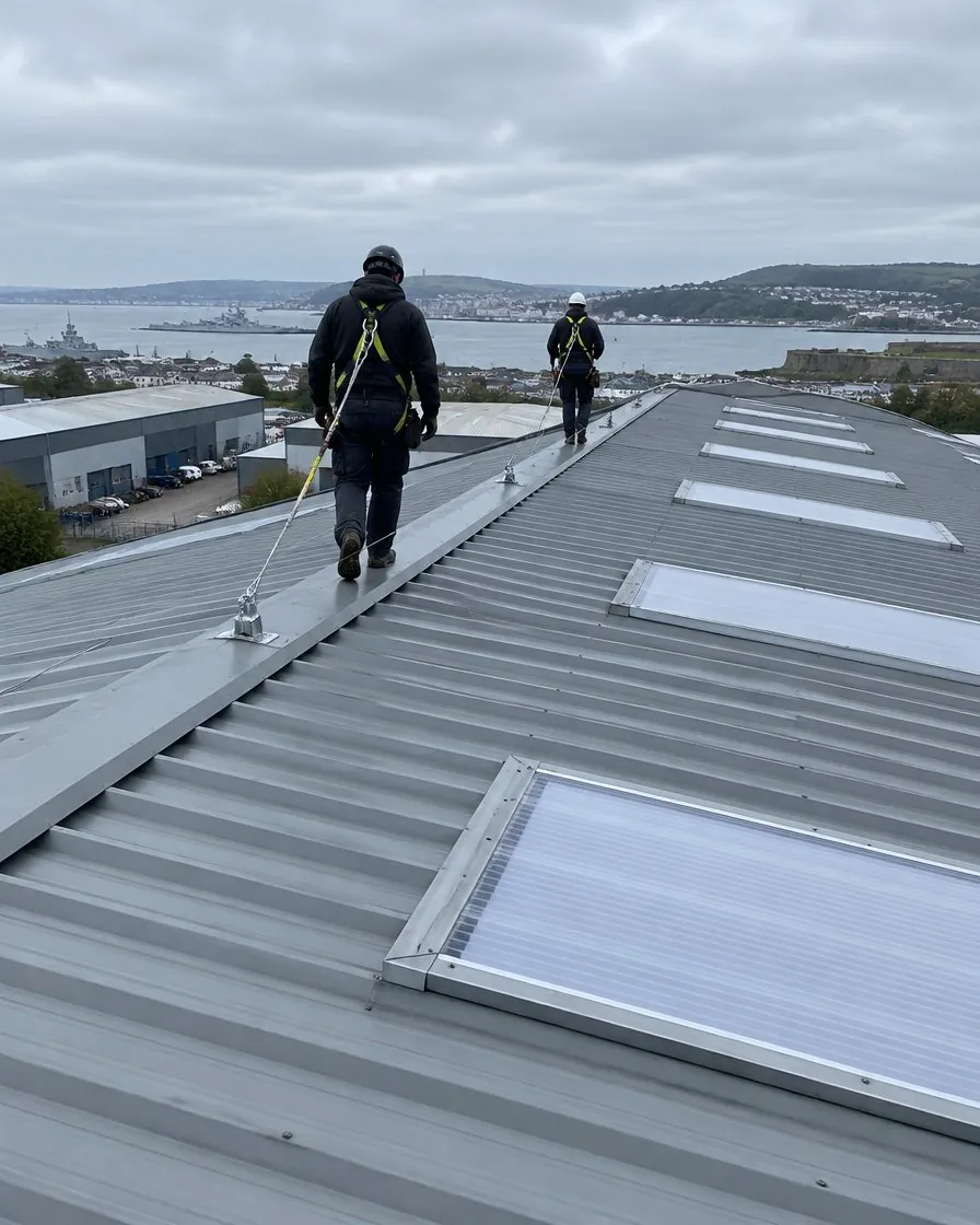 Commercial roofing in Mousehole