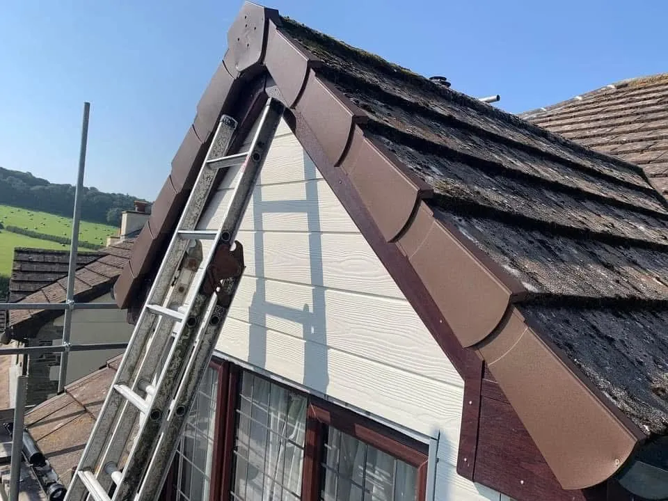 New fascias, bargeboards and guttering in Mousehole