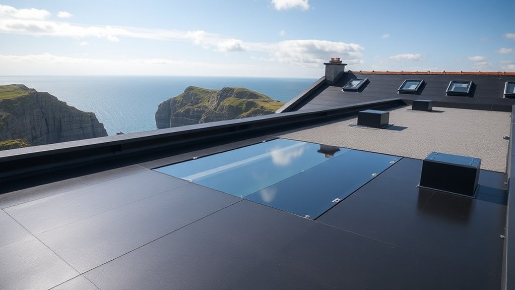 Flat roof installation in Mousehole